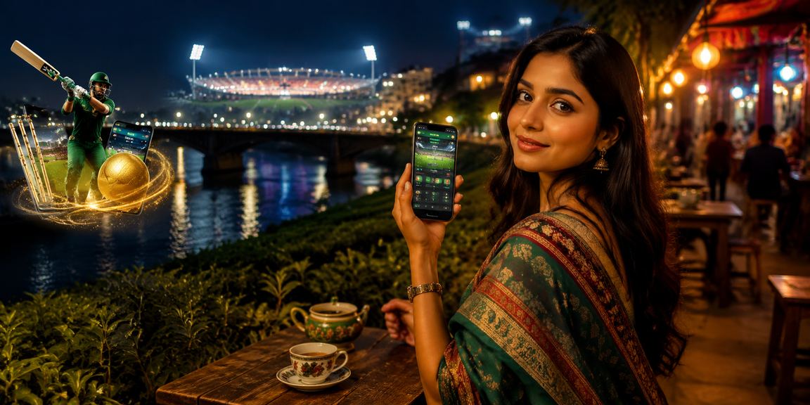 ময়মনসিংহের চা বাগানে ক্রিকেট বেটিং উপভোগ